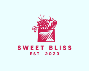 Flower Basket Bread logo design