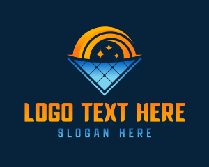 Solar Power Electricity logo
