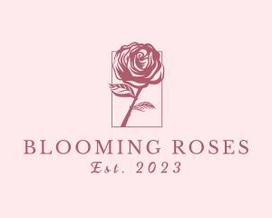 Rose Flower Florist logo design