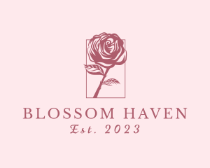 Rose Flower Florist logo
