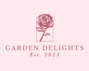 Rose Flower Florist logo design