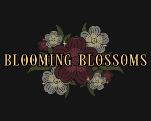 Flower Petals Bloom logo design