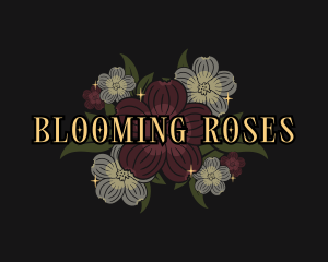 Flower Petals Bloom logo design