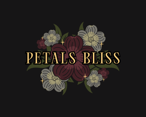 Flower Petals Bloom logo design