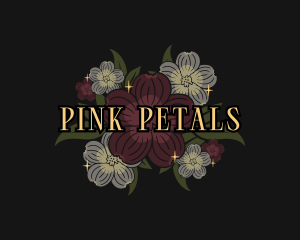 Flower Petals Bloom logo design