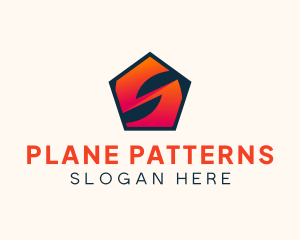 Modern Pentagon Letter S logo