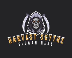 Skull Gamer Scythe logo