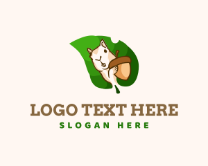 Squirrel Nut Leaf Logo