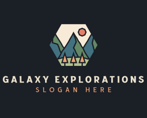 Mountain Outdoor Adventure logo design