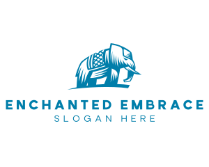 Indian Elephant Safari logo design