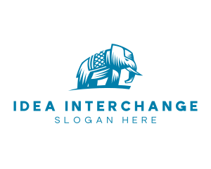 Indian Elephant Safari logo design