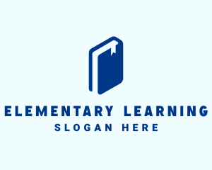 Learning Book Library School logo design