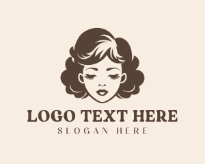 Spa Curly Hair Logo