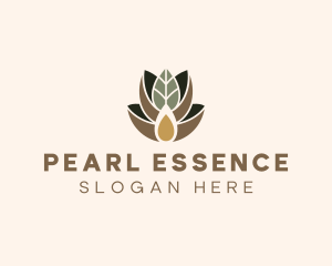 Leaf Spa Essence Oil logo design