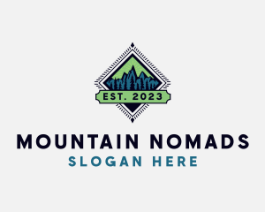 Mountain Forest Valley  logo design