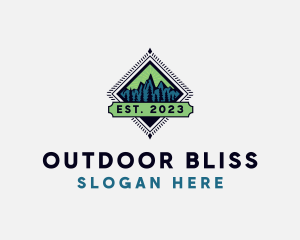 Mountain Forest Valley  logo design