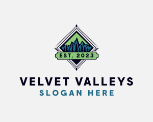 Mountain Forest Valley  logo design