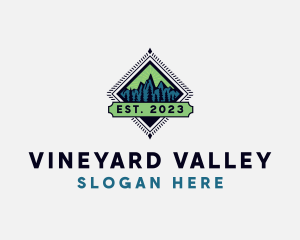 Mountain Forest Valley  logo design