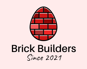 Concrete Brick Egg  logo design