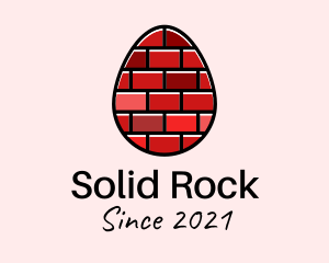 Concrete Brick Egg  logo design