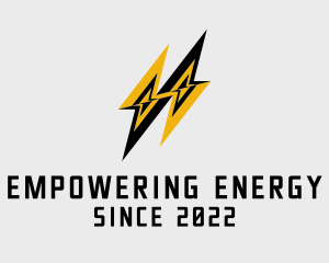 Electric Lightning Bolts  logo design