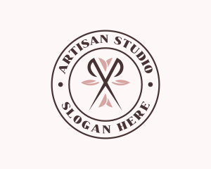 Scissors Beauty Salon logo design