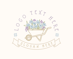 Garden Flower Wheelbarrow logo