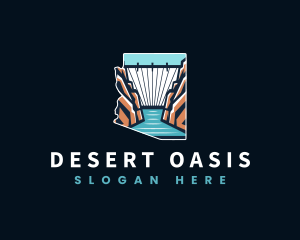 Arizona Dam Infrastructure logo design