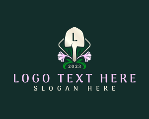 Florist Garden Shovel logo