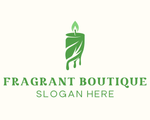 Candle Light Leaf  logo