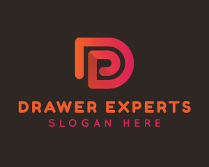 Generic Modern Loop Letter D logo design