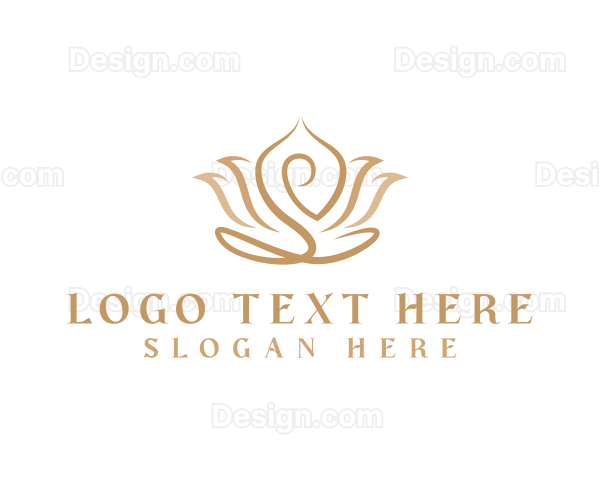 Lotus Yoga Spa Wellness Logo