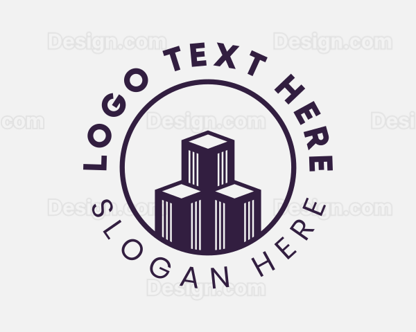 High Rise Construction Hub Logo