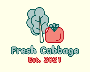 Cabbage Tomato Vegetable logo