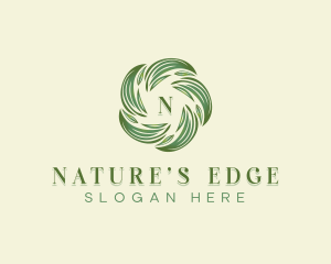 Nature Leaves Botanical logo design