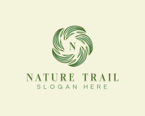 Nature Leaves Botanical logo design