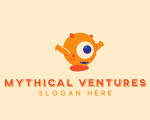 Cute Monster Cyclops  logo design