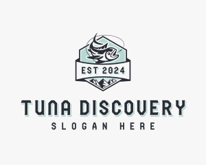 Tuna Seafood Fishing logo design