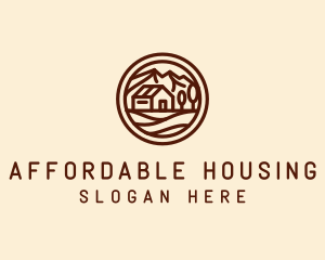 Countryside House Valley logo design