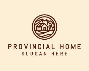 Countryside House Valley logo design