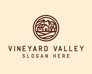 Countryside House Valley logo design