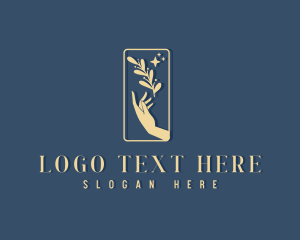 Floral Hand Spa Logo