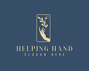 Floral Hand Spa logo design