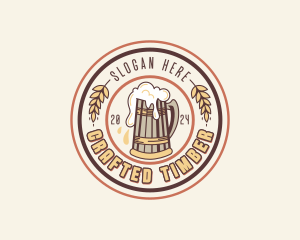 Pint Beer Pub logo design