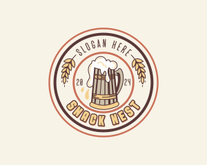 Pint Beer Pub logo design