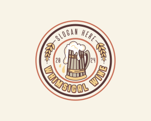 Pint Beer Pub logo design