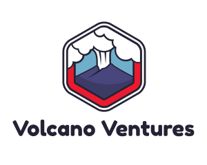 Volcano Erupt Smoke logo