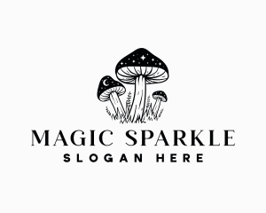 Magical Mushroom Stars logo design