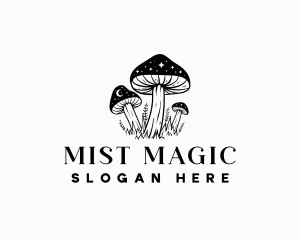 Magical Mushroom Stars logo design