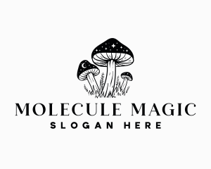 Magical Mushroom Stars logo design